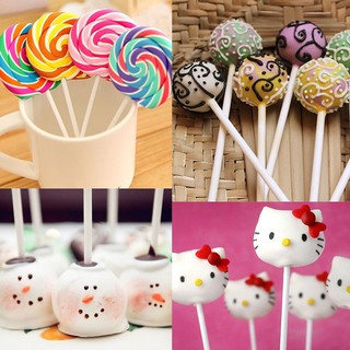 Set 100 que nhựa lollipop ( DANANGBAKINGTOOL 2131.091)