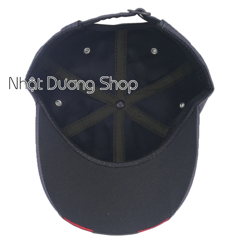 Nón kết dù LS sò lồng da, kết vá da - Chất liệu vải dù cao cấp được làm tinh xảo và sành điệu