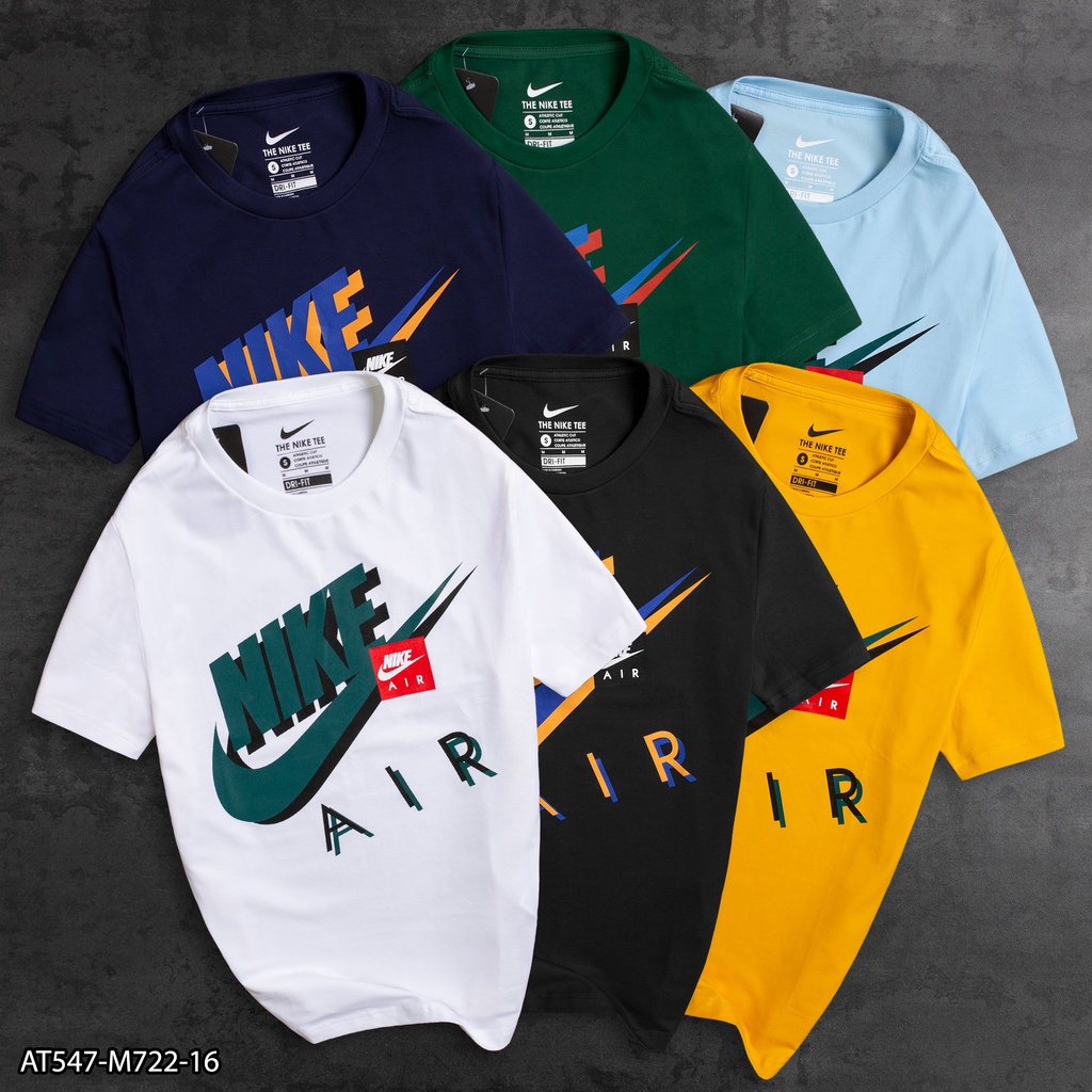 Áo thun ✔ 100% Cotton AT547 - áo thun nam thu đông in Logo lớn _ VNXK