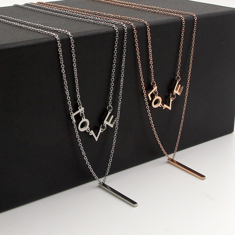 Dây chuyền nữ CDE I LOVE Necklace CDE6018GG