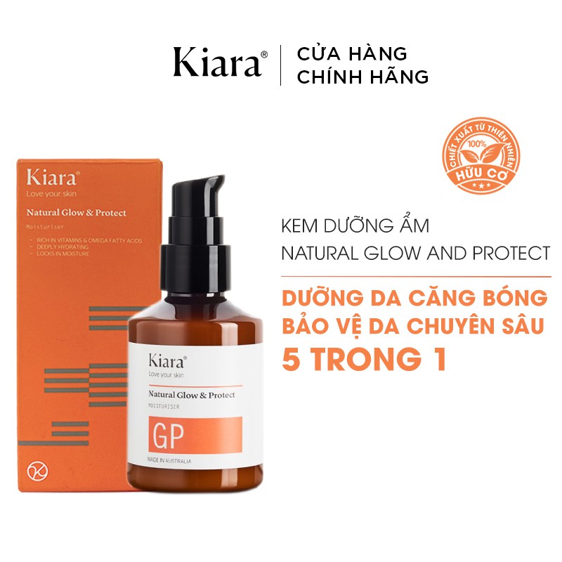 Bộ Đôi Dưỡng Da Căng Bóng Ưu Việt Kiara Argan Oil và Natural Glow and Protect