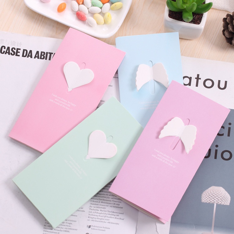 Thiệp Hình Đôi Cánh 3D Độc Đáo Thẻ
