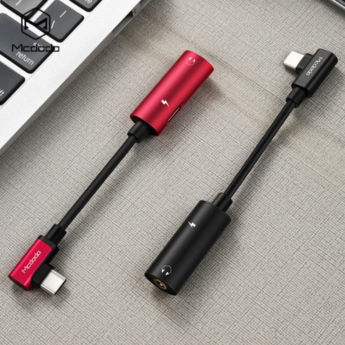 Cáp chuyển typeC mcdodo sang cổng typeC và audio 3.5mm,sạc nhanh,nghe tốt,hỗ trợ mic