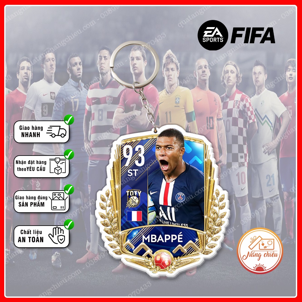 Móc khóa Team Of The Year, Móc khóa FFOL4 ☘️MÓC KHÓA THẺ CẦU THỦ☘️