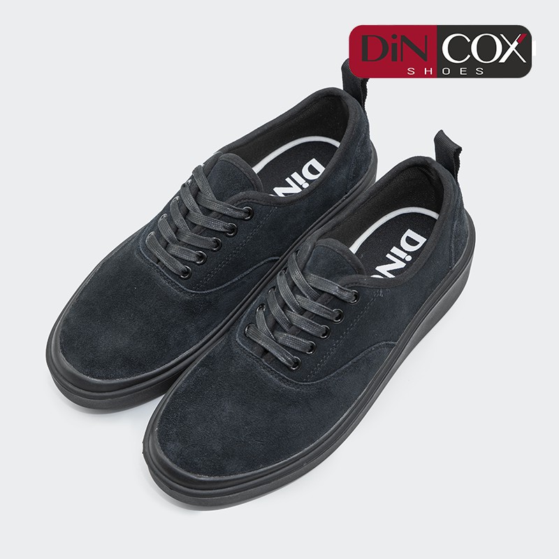 [Hà Nội] DINCOX Shoes Giày Thể Thao Da Lộn D28 Đen