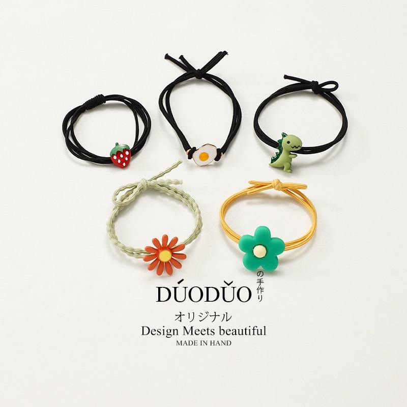 Dây cột tóc bông siêu xinh