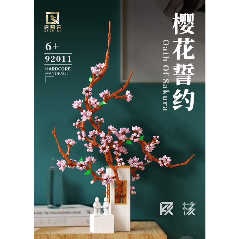 Mô Hình Lắp Ráp Hoa Anh Đào 92011 Độc Đáo