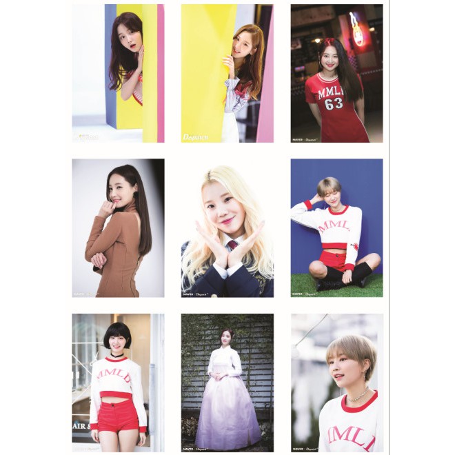 Lomo card ảnh nhóm MOMOLAND Naver x Dispatch Full 99 ảnh