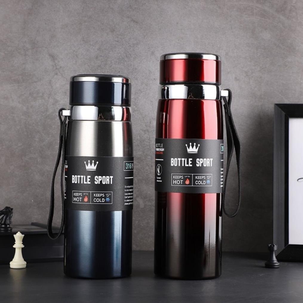 Bình Giữ Nhiệt Bình Nước Inox 304 XINLANG Giữ Nhiệt Tốt Dung Tích 800ml, 1000ml Kiểu Dáng Đẹp