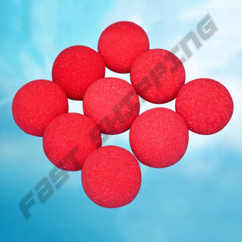 Clown Red Nose Sponge Kids Fancy Dress Costume Party Cosplay Funny Tricky Decor