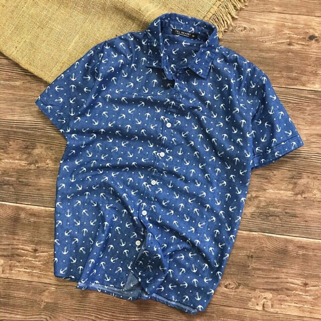 Sơ mi denim vnxk