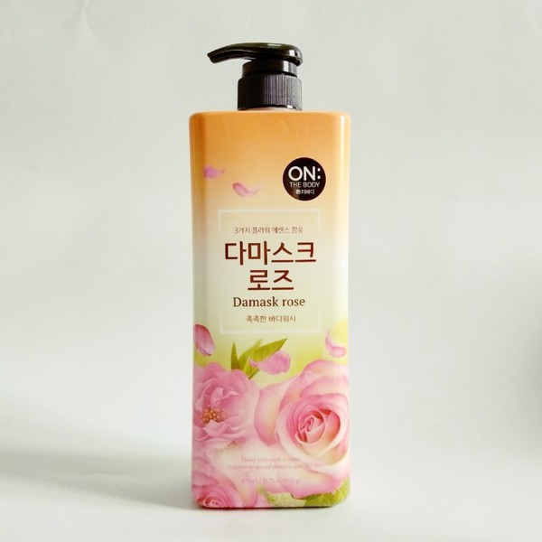 Sữa tắm hương nước hoa On The Body Damask Rose Hàn Quốc 900G