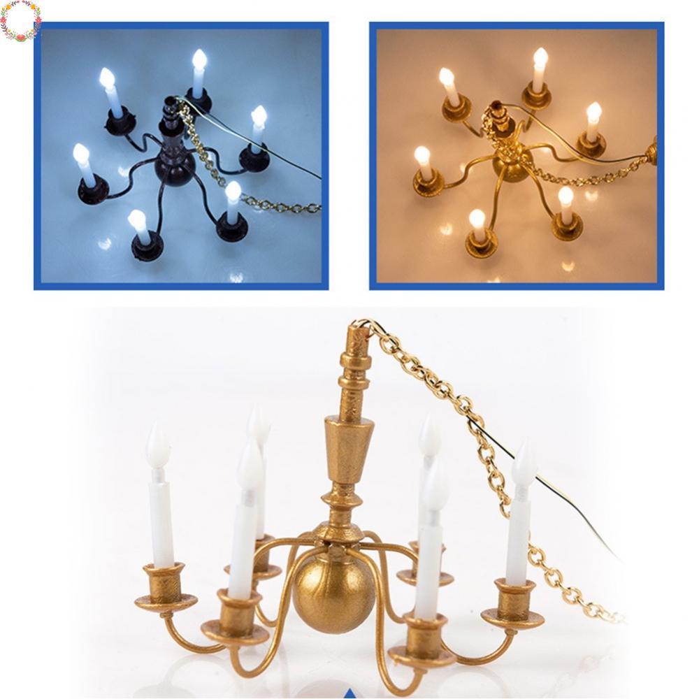 1 Mô Hình Đèn Chùm Bằng ABS + Kim Loại Độc Đáo Trang Trí Nhà Cửa