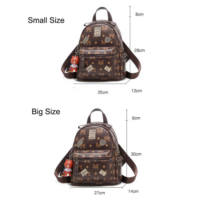 Balo CHUWANGLIN da PU in họa tiết thời trang tùy chọn màu sắc chất lượng cao cho nữ