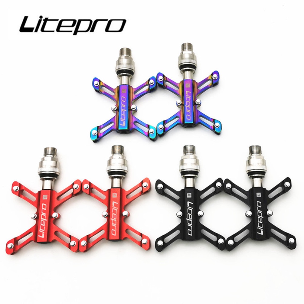 Bàn đạp xe đạp Litepro Rasko Butterfly BMX hợp kim nhôm chữ U cao cấp