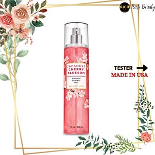 JAPANESE CHERRY BLOSSOM -  Xịt Thơm Toàn Thân NHŨ Body Mist Shimmer Bath & Body Works Usa