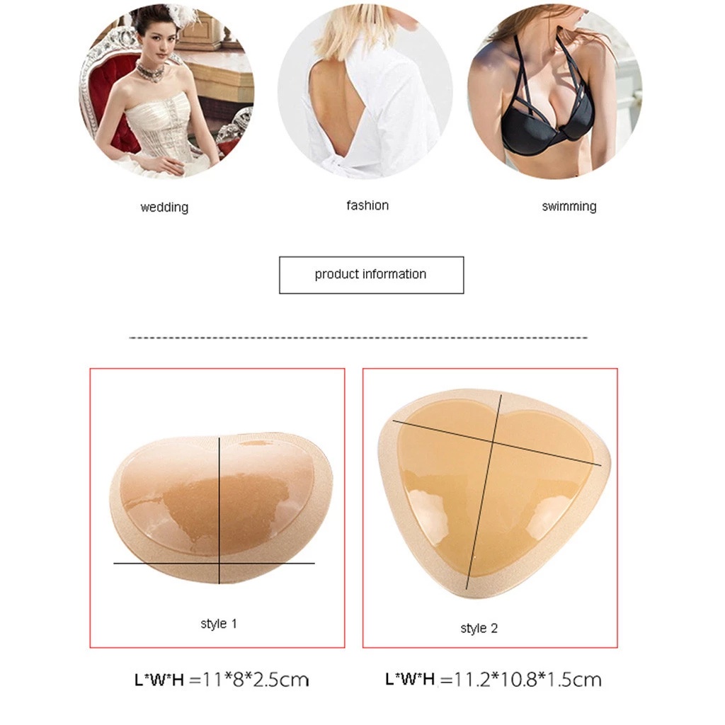 Miếng đệm nâng ngực hình trái tim tự dính dành cho nữ