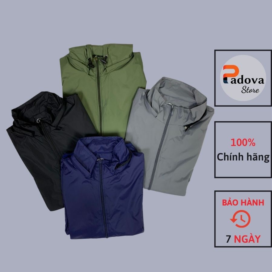 Áo khoác 2 lớp, áo gió nam nữ chống nắng ,chống nước lót lưới cao cấp UNI - PADOVA - Hàng nhập khẩu