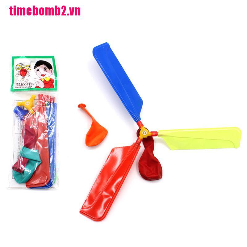 (Hàng Mới Về) 1 Bóng Bay Trực Thăng Cao Su Cho Bé