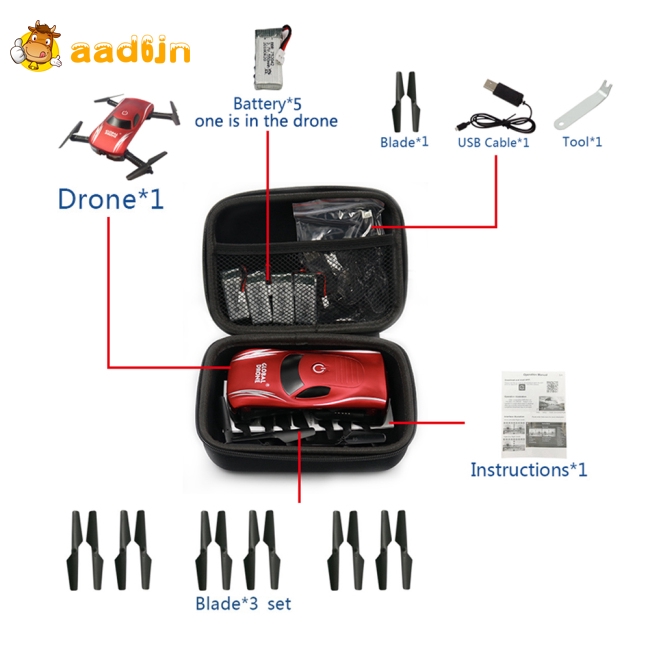 Túi Hộp Cứng Bảo Vệ Cho Drone E58 / Jy018 / Jy019 / Gw58 / X6 / E010 / E010S / E013 / E50