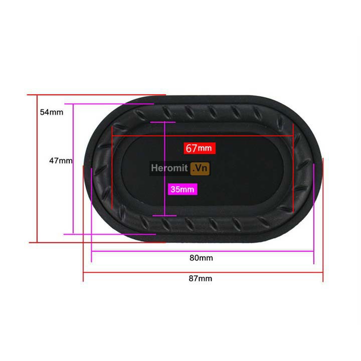 Màng loa cộng hưởng Bass 85mm