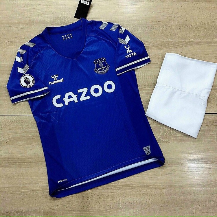 Bộ Quần Áo Bóng Đá Everton Hàng Thái Mới Nhất 2021 Màu Xanh Đậm - Áo Bóng Đá Nam PP Bởi Be Happy Sport