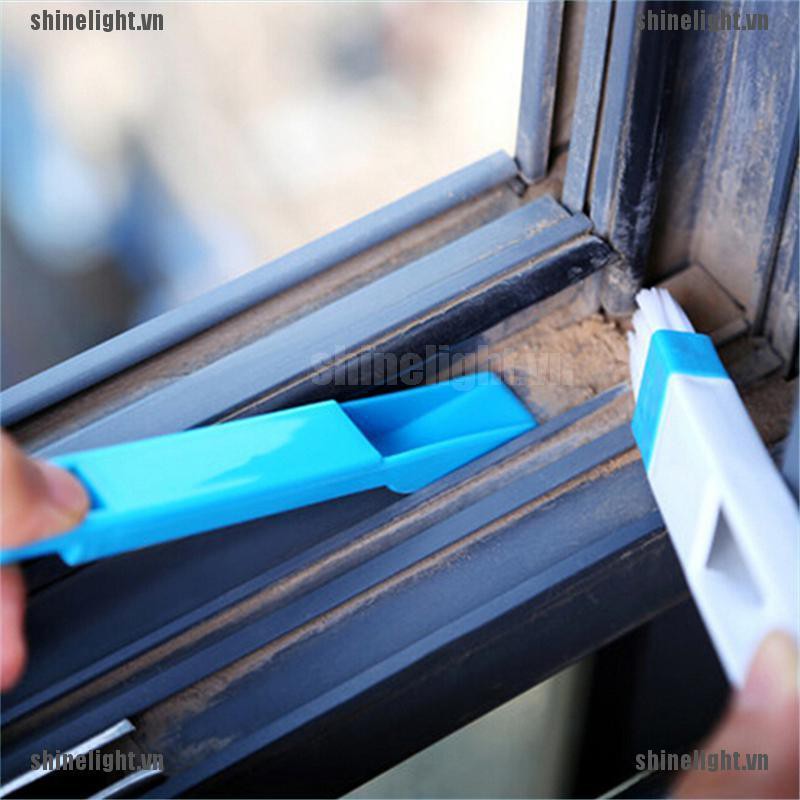 Bàn chải vệ sinh khe rãnh cửa sổ/vệ sinh bàn phím 2 trong 1 tiện dụng