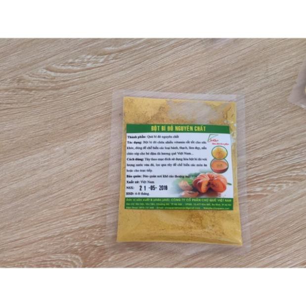 Bột bí đỏ tạo màu vàng Chợ Quê 50g (M0103)