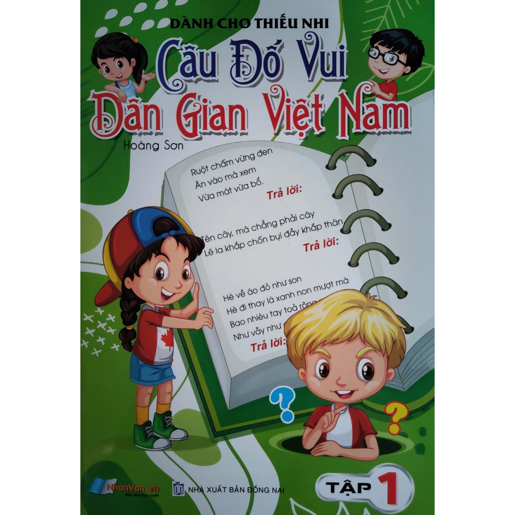 Sách - Câu đố vui Dân gian Việt Nam (Dành cho thiếu nhi)