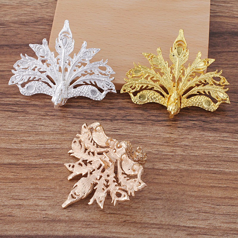 1 phiến đúc phượng hoàng 66*52mm và 77*55mm nguyên liệu làm trâm alfm trang sức cổ trang cosplay cổ phục có màu KC
