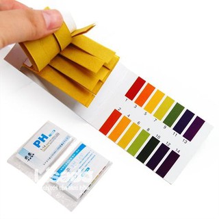 Giấy quỳ tím đo độ Ph mỹ phẩm, tinh dầu và các hóa chât (1 tép)