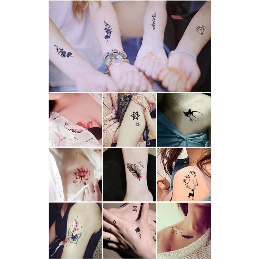 BỘ 30 HÌNH XĂM DÁN CHỐNG NƯỚC  -