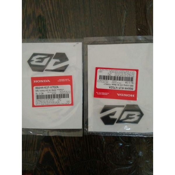 Logo AB airblade AB 2020-2021 chính hãng honda