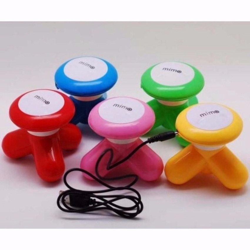 Gối Massage Hồng Ngoại 8 Bi đảo chiều  + Tặng 1 máy massage cầm tay MIMO