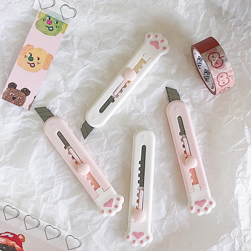 Dao Dọc Giấy Mini Hình Chân Mèo Dễ Thương, Cute 88313 Shop Giao Hàng Nhanh
