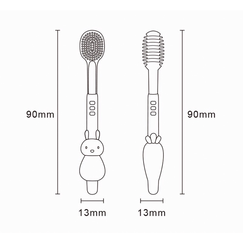 Rơ Lưỡi Bàn Chải Silicon Cho Bé Cao Cấp