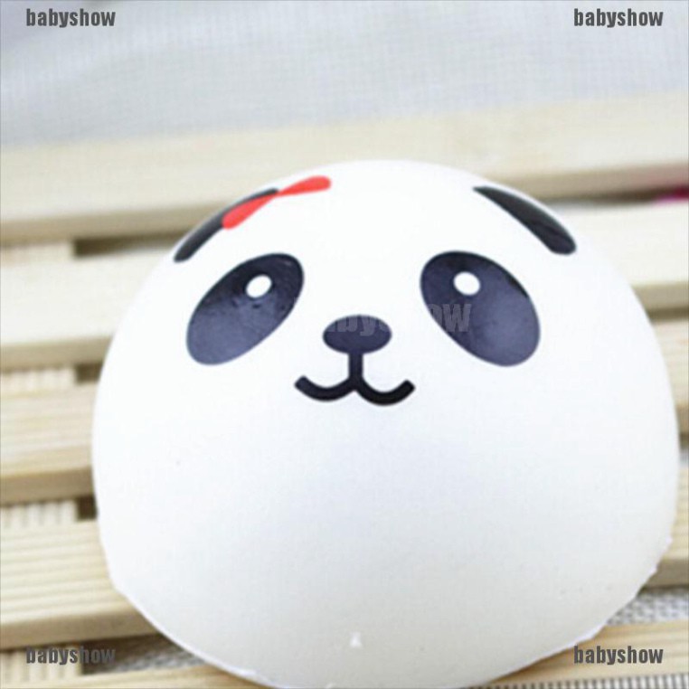 Móc khoá squishy dẻo hình gấu panda dễ thương