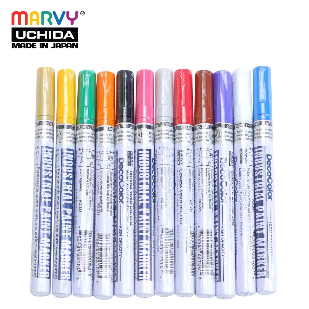 Bút sơn MARVY Decocolor Industrial Paint Marker - 1.4mm