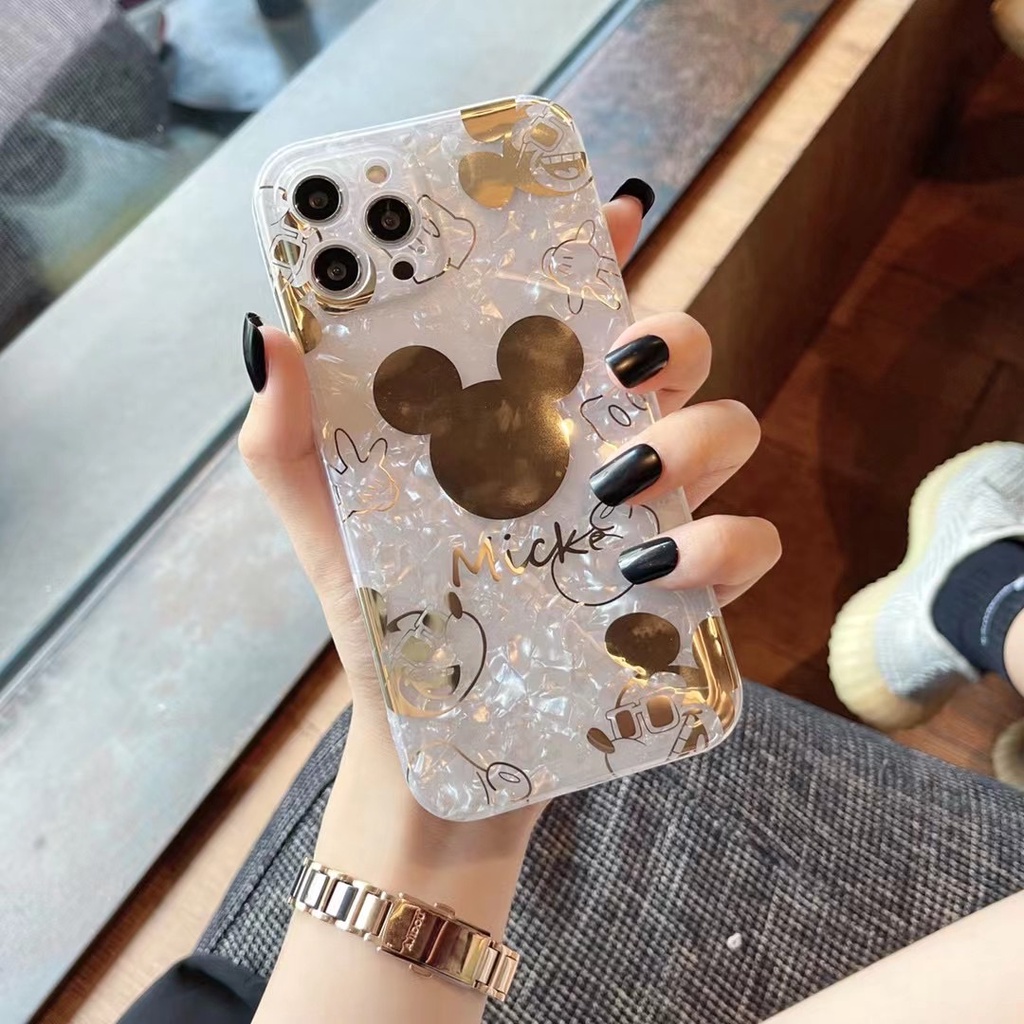 HUAWEI Ốp Điện Thoại TPU Mềm In Hình Mickey / Minnie Cho Iphone 6 7 8 Plus Xs Max Xr 11 12 13 14 P30 P40