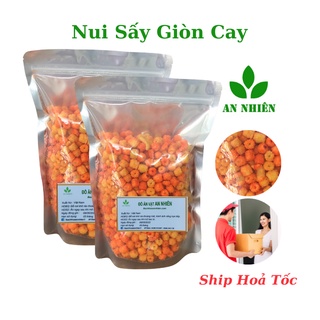 Nui sấy giòn cay An Nhiên, đồ ăn vặt thơm ngon hấp dẫn