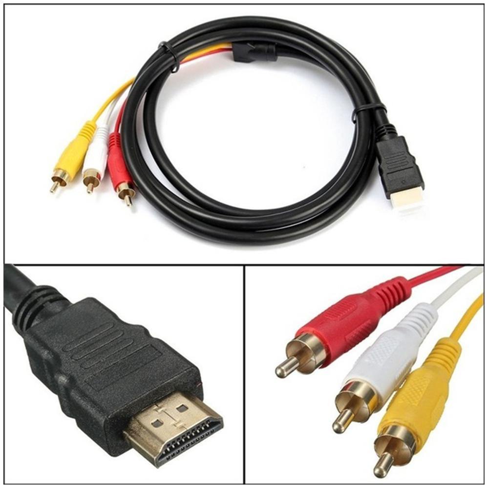 Bộ chuyển đổi HDMI sang av HDMI 3rca Cab K7Z3 chất lượng