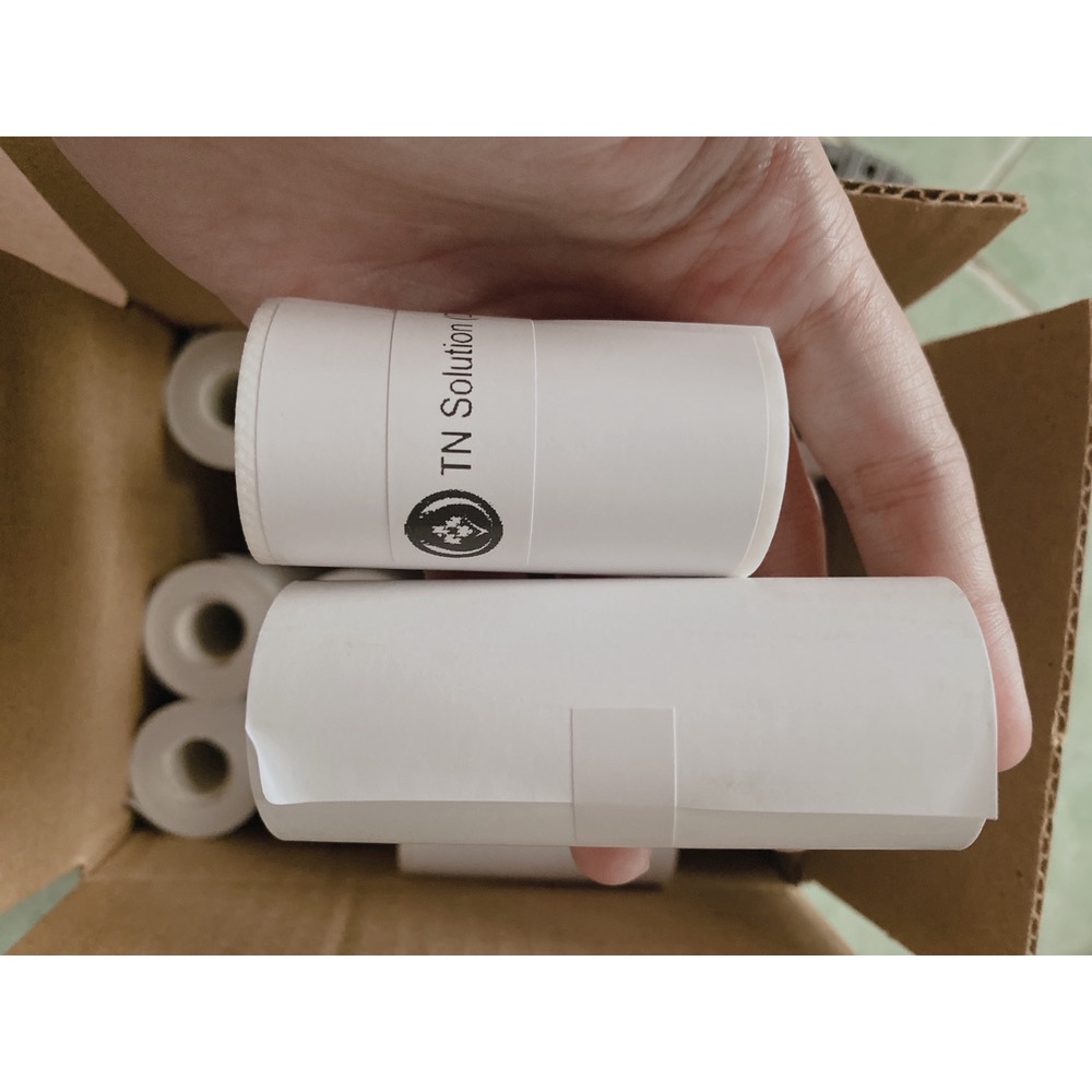 Giấy in nhiệt dành cho máy in Peripage A9, A9S..kích thước 77