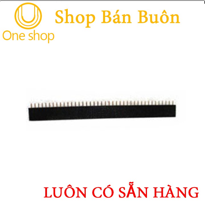 Thanh Jump Cái Đơn 1x40P 2.54mm ( Đen )