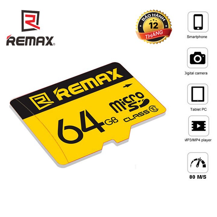 Thẻ nhớ MicroSD Remax 64Gb Class 10 | BigBuy360 - bigbuy360.vn
