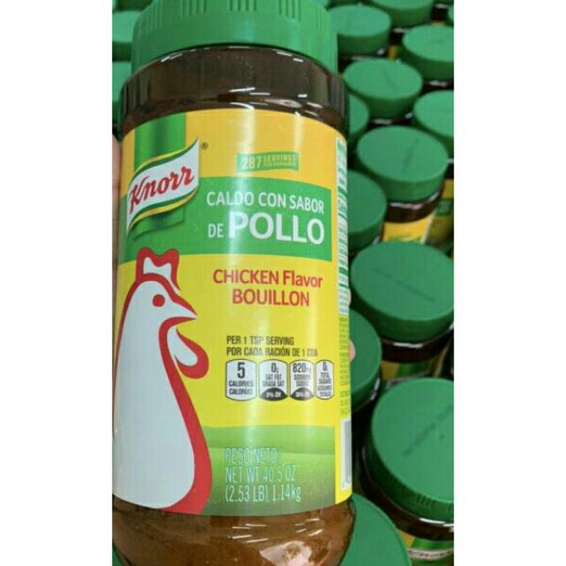 Hạt nêm knorr gà của Mỹ 1,14kg