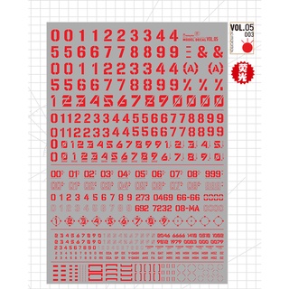 Decal nước Hobby Mio Custom Decal Vol.05