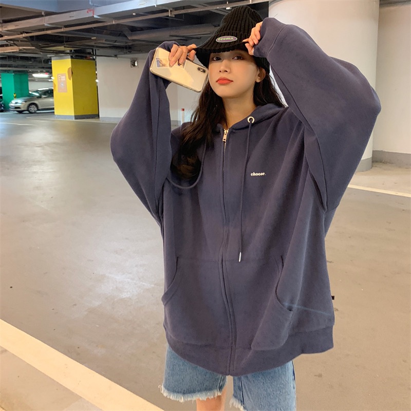 Áo Khoác Hoodie Zip Nỉ Bông CHOOSE Unisex Nam Nữ (Ảnh Thật/ Có Sẵn ) | BigBuy360 - bigbuy360.vn