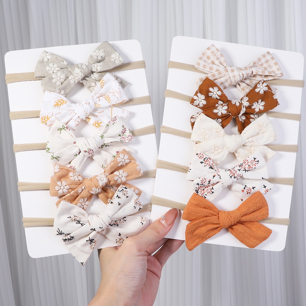 Set 5 băng đô KIDSBOWS hình nơ xinh xắn dành cho bé gái