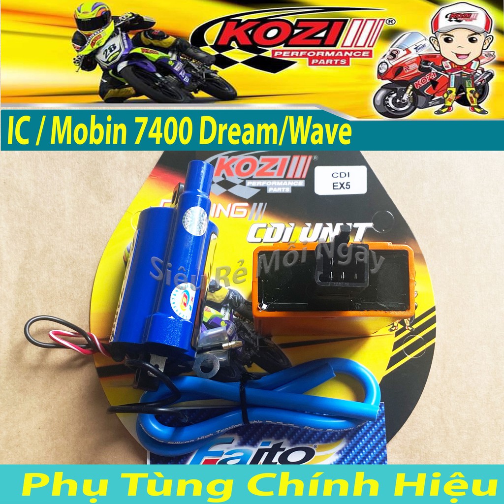 Mobin Sườn Faito 5400 và IC Kozi 5 Chân , Dream, Wave100, Sirius 50cc, Galaxy50cc