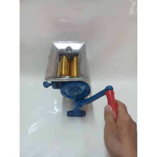 MÁY CÁN MỰC QUAY TAY BẰNG THAU.